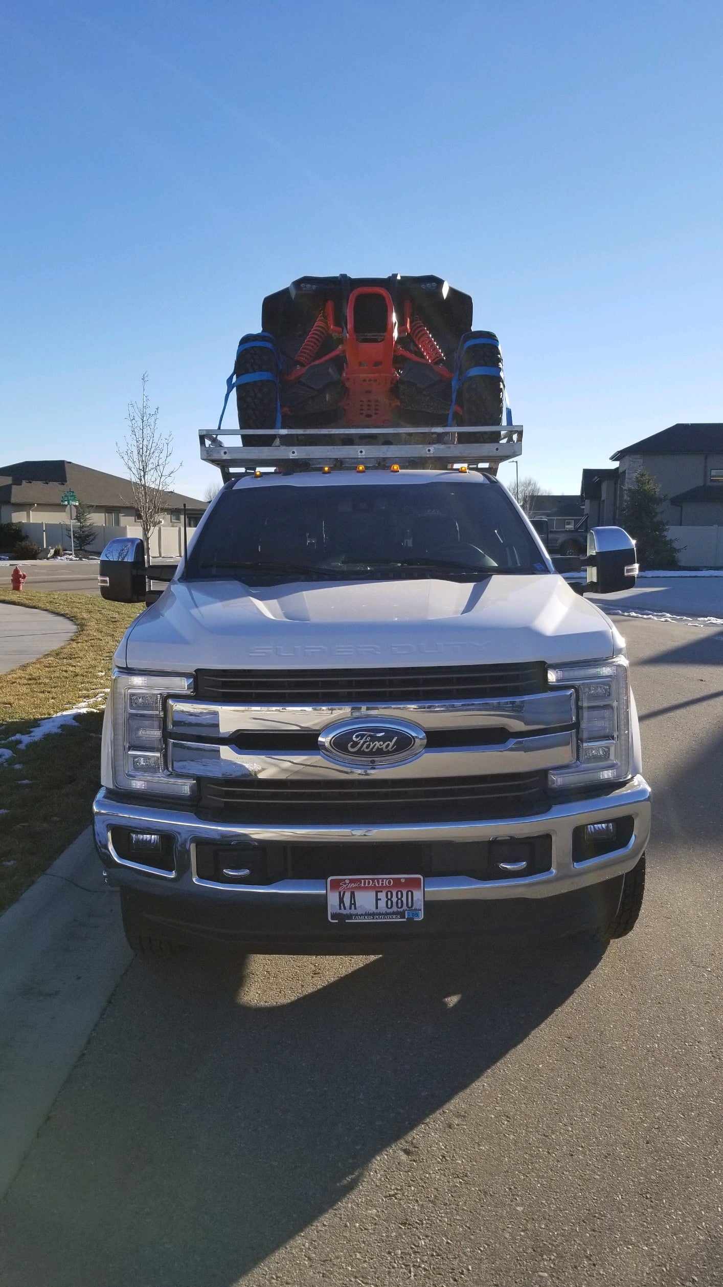 Flatbed roof rack hot sale