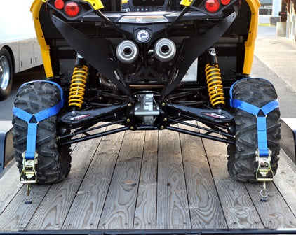 Utv over the tire store tie down straps