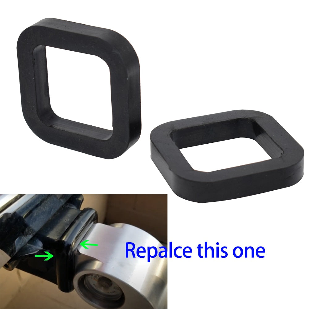 2Pc 2 inch 2-Universal Hitch Receiver Silencer Pad Carrier Cushion